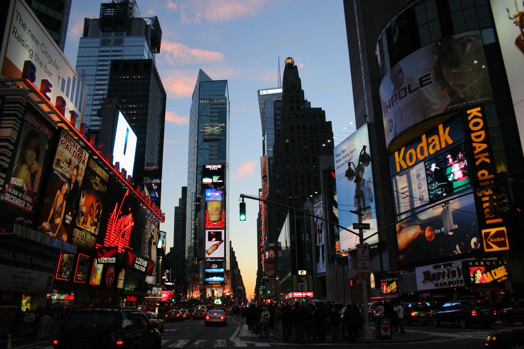 Anúncios na Times Square